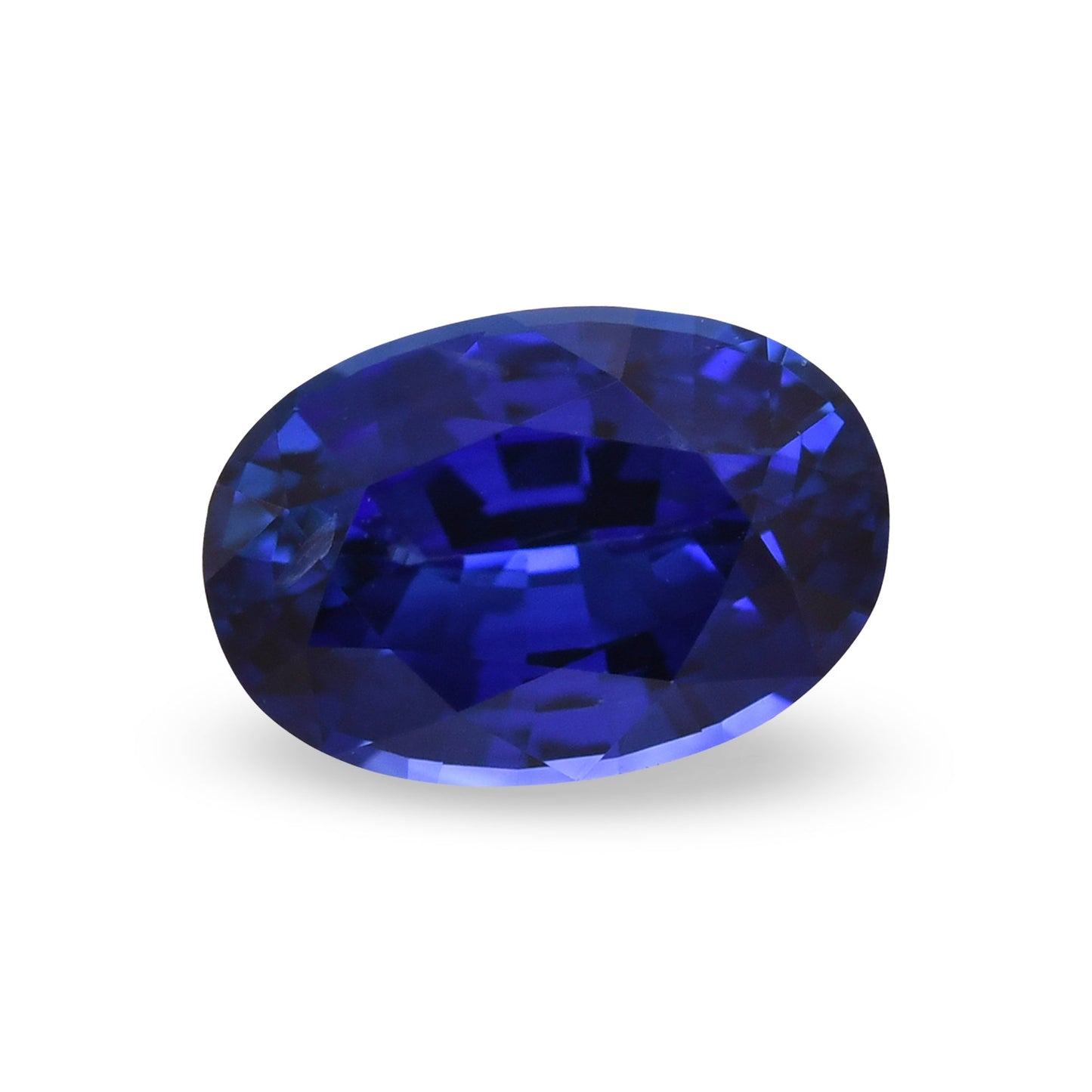 0,88 Karat blauer ovaler Saphir aus Sri Lanka