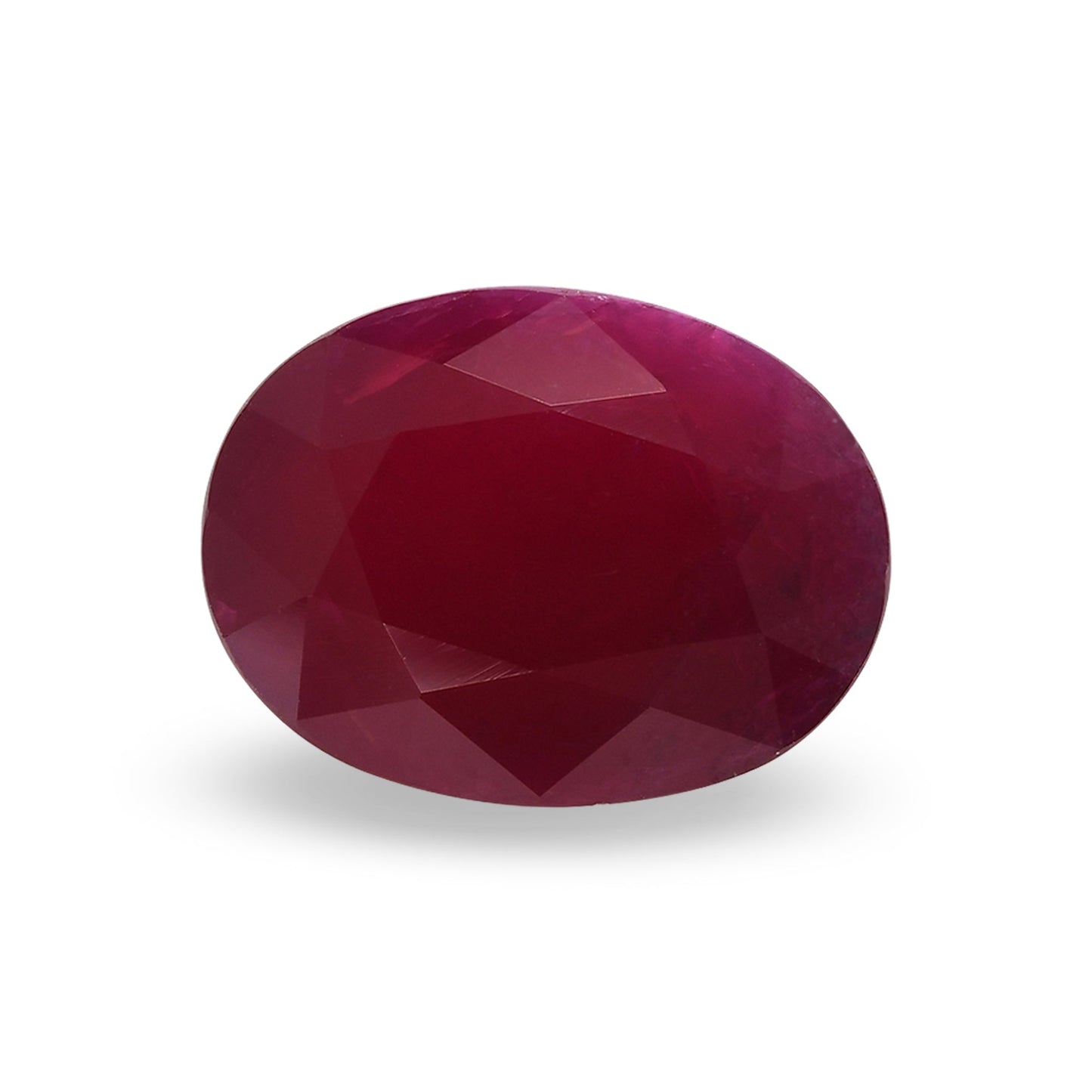 5.87 Carat Red MOZAMBIQUE Oval Ruby GRS No Heat