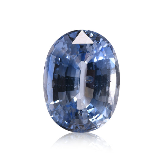 15,07 Karat blauer ovaler Saphir aus Sri Lanka (GRS)