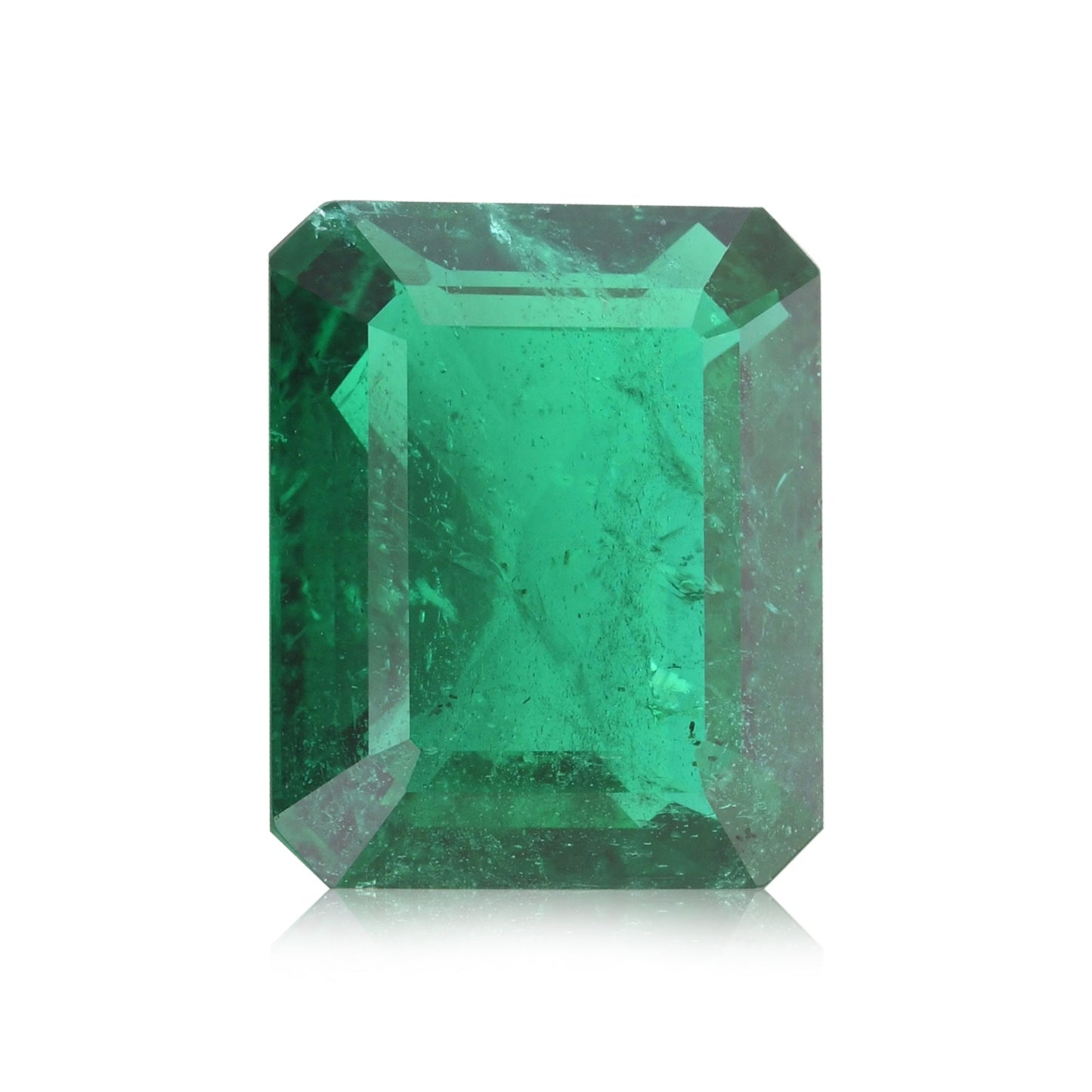 20,78 Karat Grüner Zambia Achteck-Smaragd CD