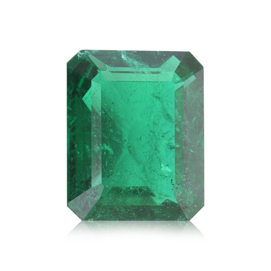 20,78 Karat Grüner Zambia Achteck-Smaragd CD