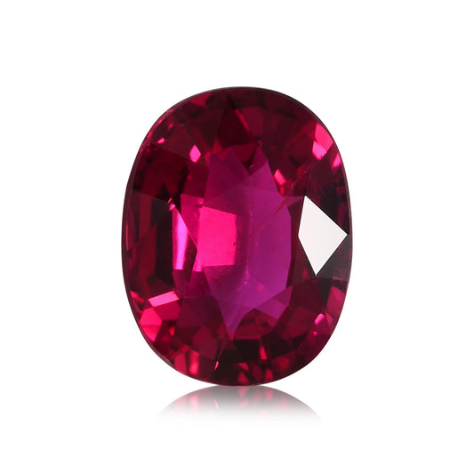 1,59 Karat roter ovaler Rubin aus Mosambik (GRS)