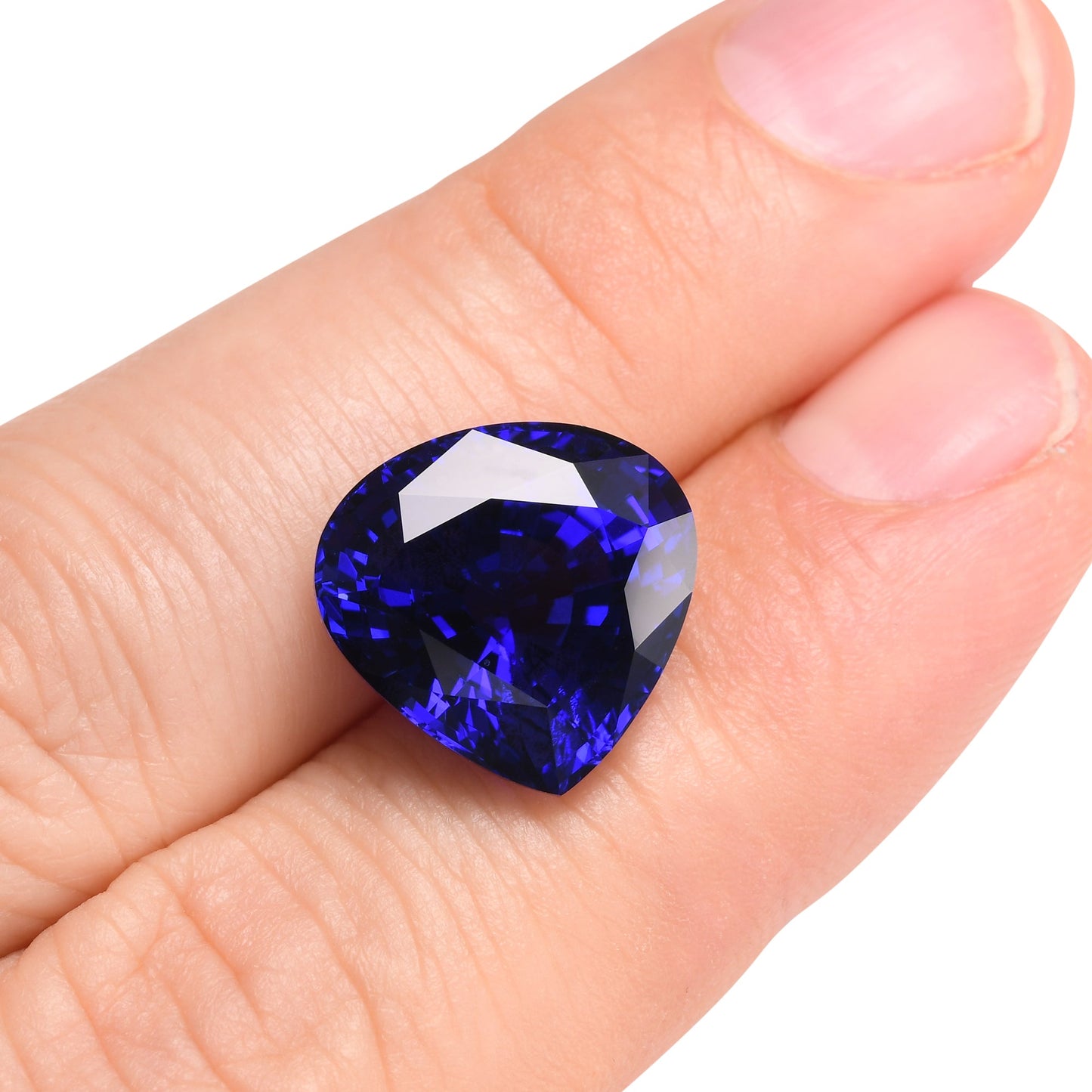 14,08 Karat blauer, trillianischer Tansanit aus Tansania (GWLAB)
