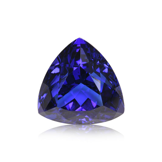 14,79 Karat blauer, trillianischer Tansanit aus Tansania (GWLAB)