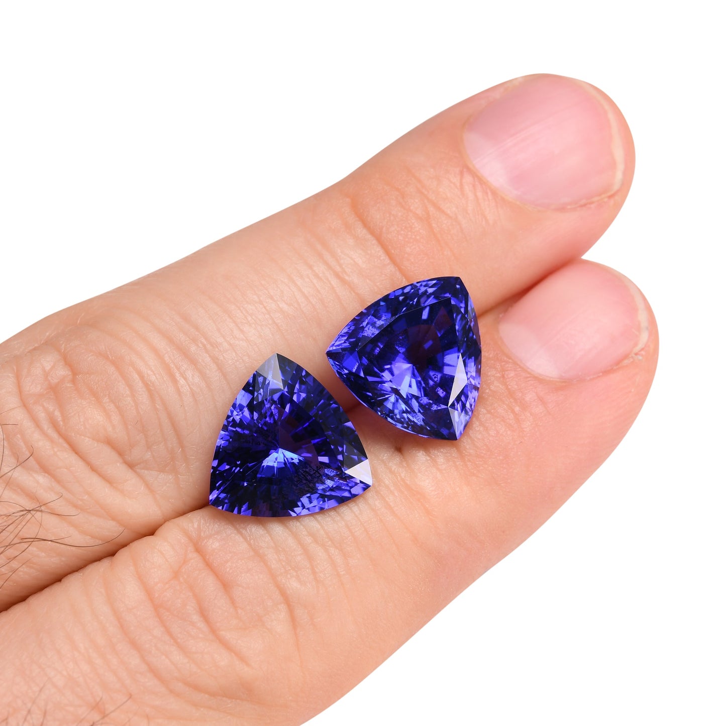 16,42 Karat blauer, trillianischer Tansanit aus Tansania (GWLAB)