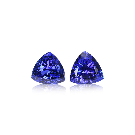 16,42 Karat blauer, trillianischer Tansanit aus Tansania (GWLAB)