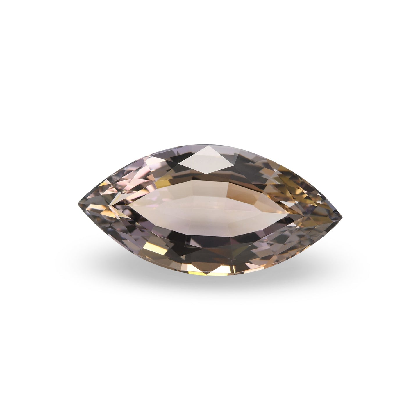 17,03 Karat orangefarbener tansanischer Marquise-Tansanit (GWLAB)