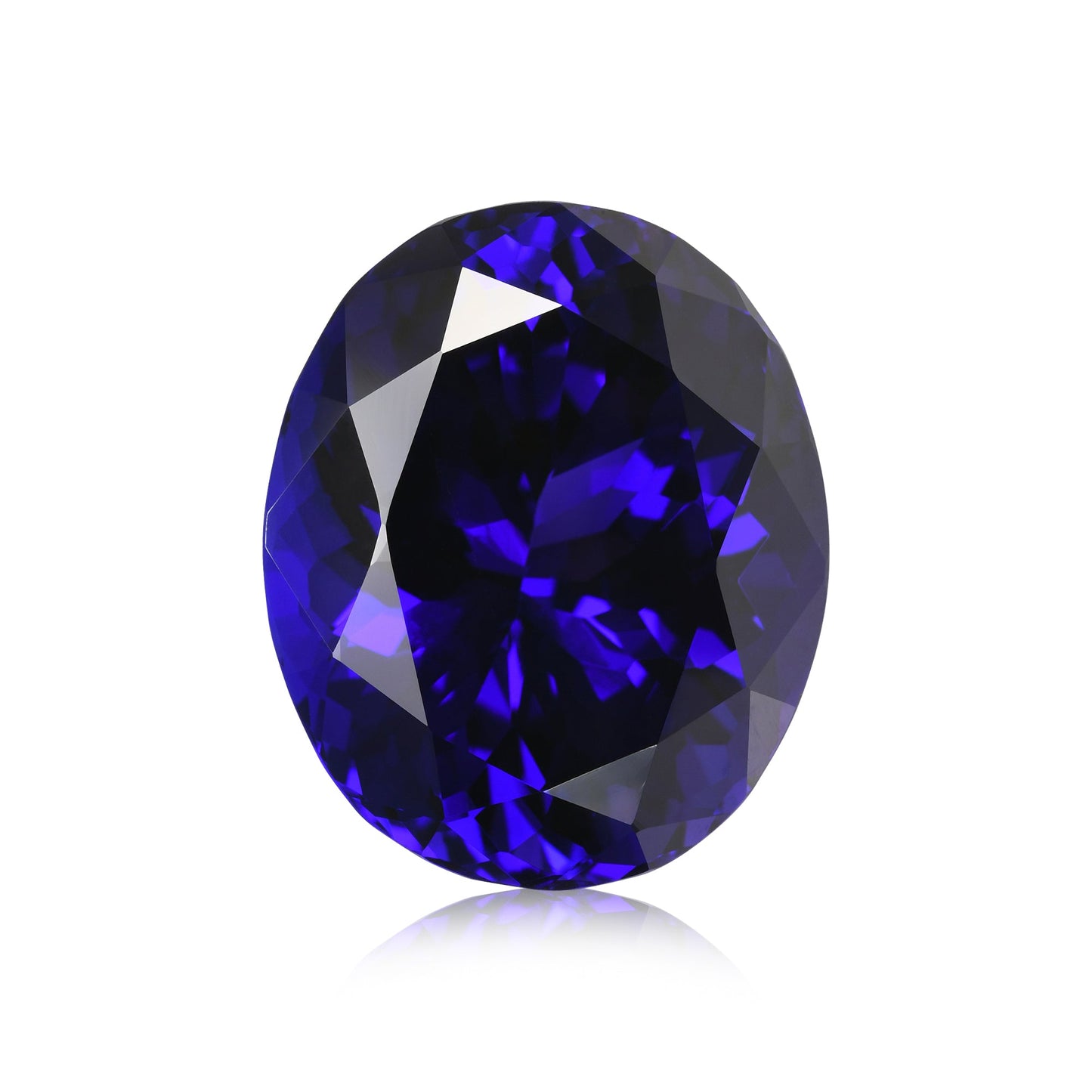 95.99 Carat Blue TANZANIAN Oval Tanzanite GWLAB