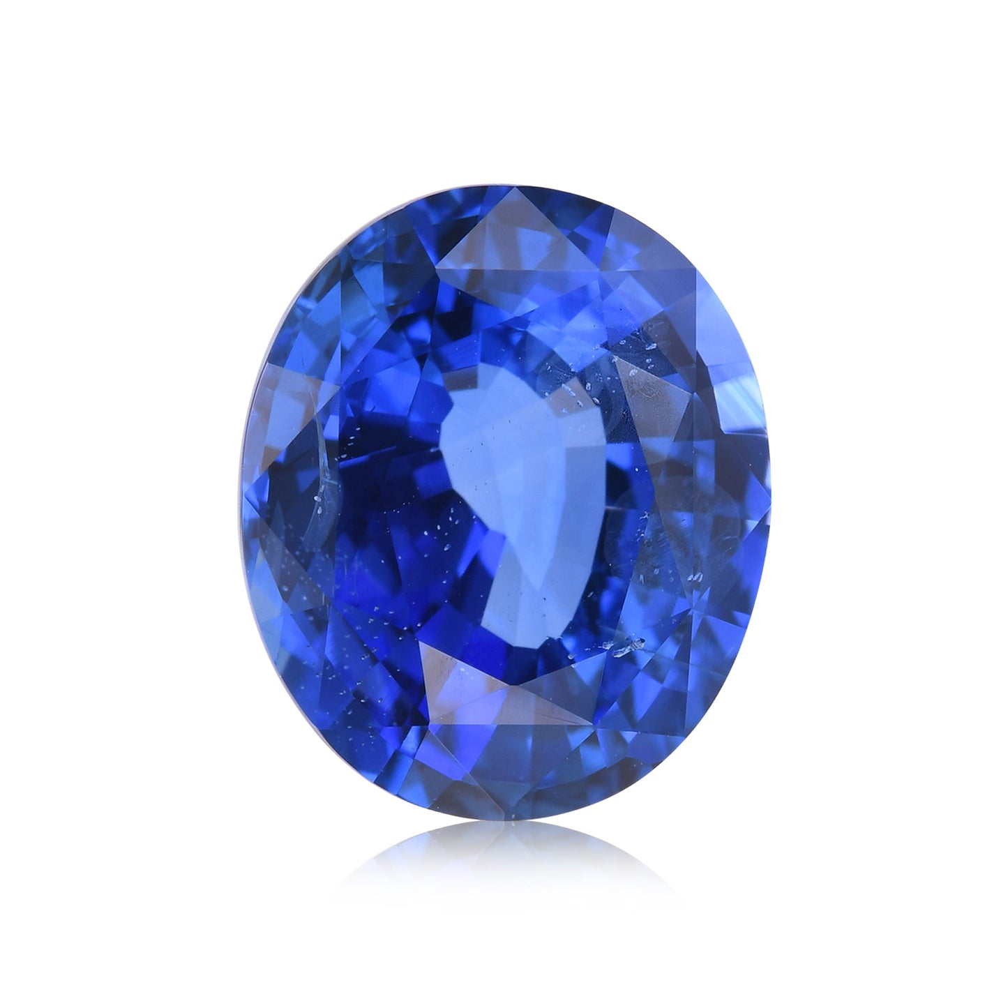 5,00 Karat blauer ovaler Saphir aus Sri Lanka (GRS)