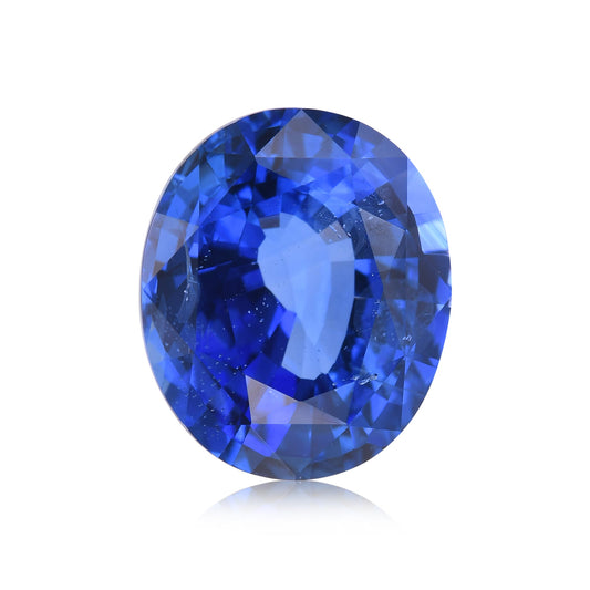 5,00 Karat blauer ovaler Saphir aus Sri Lanka (GRS)