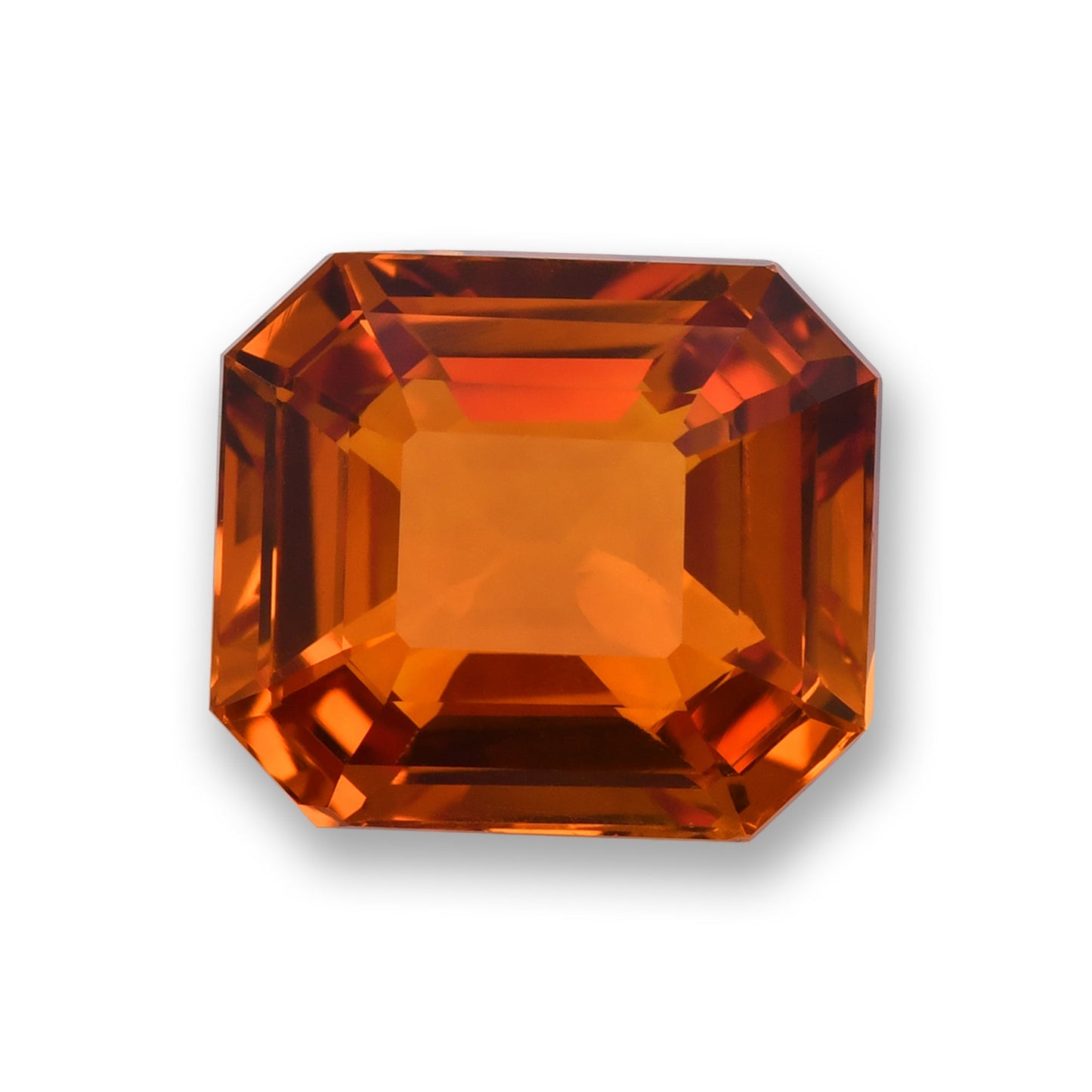 10,03 Karat Orange SRI LANKAN Smaragd Saphir CD