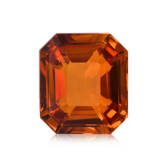 10,03 Karat Orange SRI LANKAN Smaragd Saphir CD