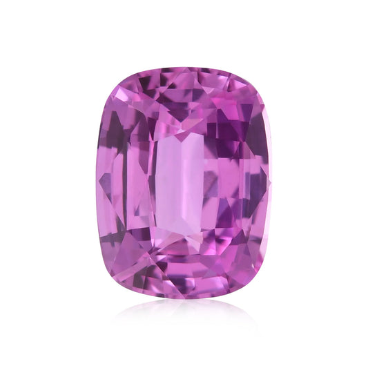1,54 Karat rosafarbener MADAGASKAR-Kissen-Saphir