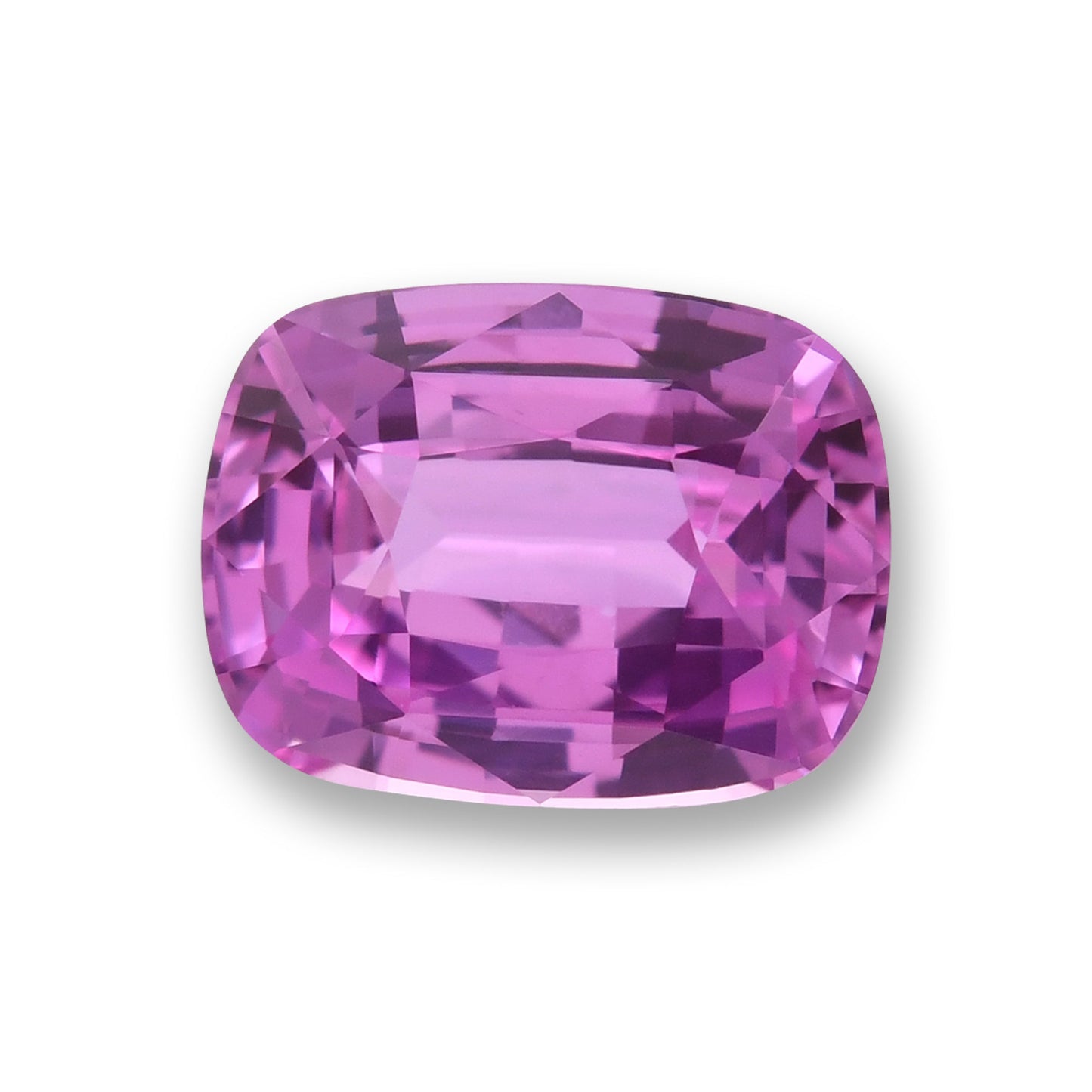 1,54 Karat rosafarbener MADAGASKAR-Kissen-Saphir