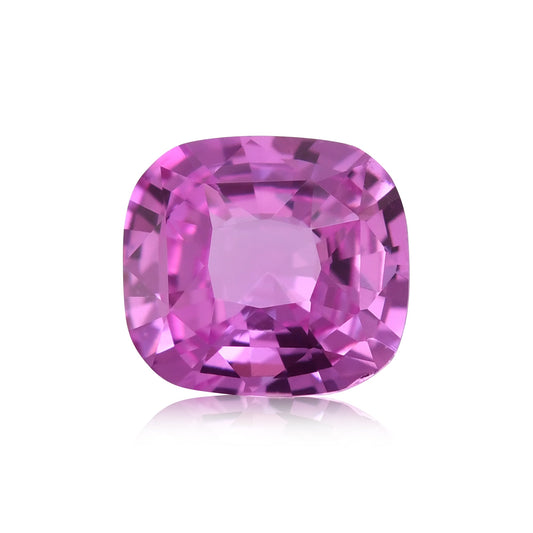 1,59 Karat rosafarbener MADAGASKAR-Kissen-Saphir