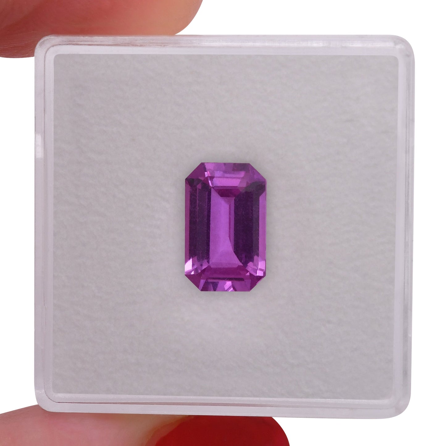 2,13 Karat rosafarbener Madagaskar-Smaragd-Saphir