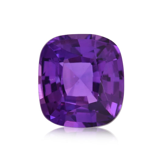 2,04 Karat violetter MADAGASKAR Kissen-Saphir