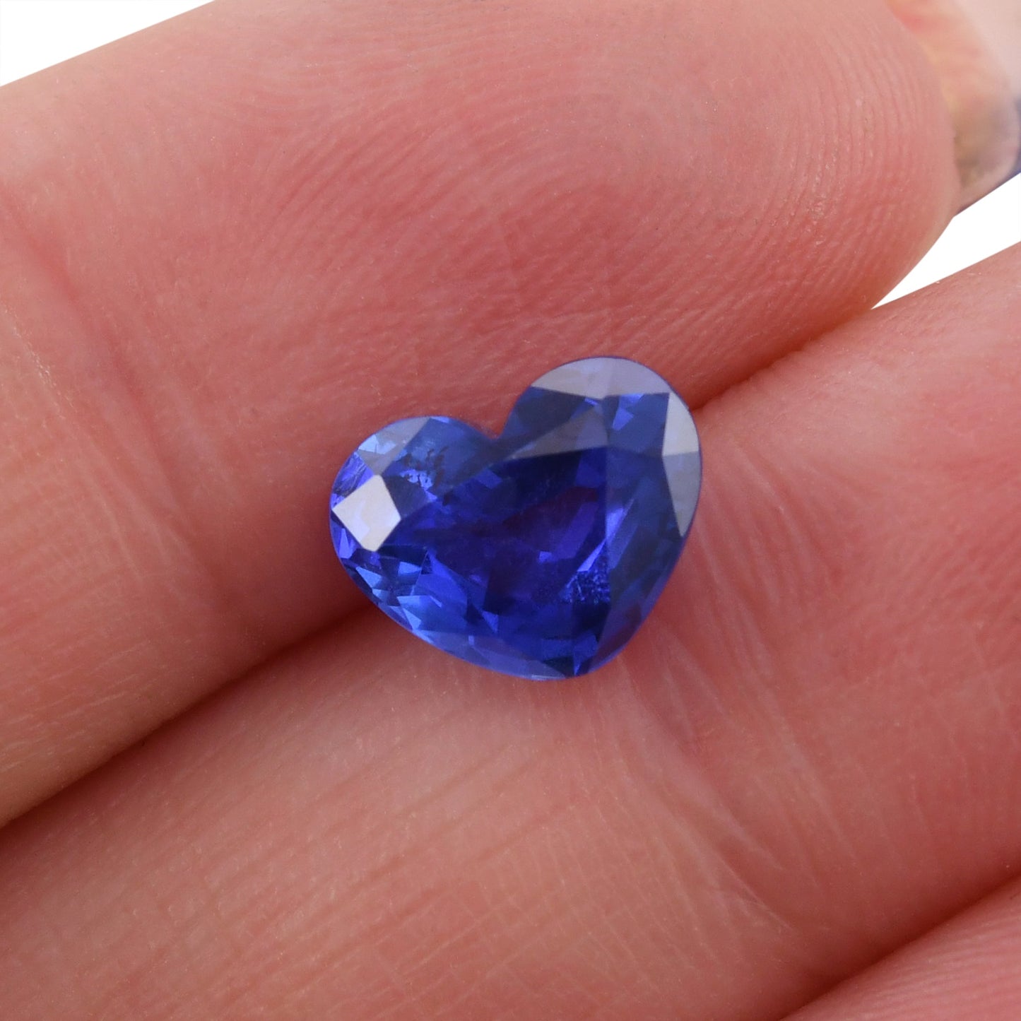 2.69 Carat Blue BURMESE Heart Sapphire AGL