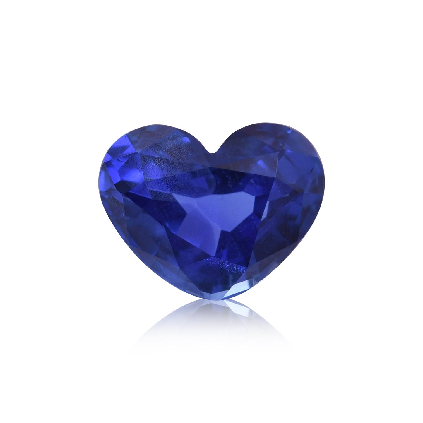 2.69 Carat Blue BURMESE Heart Sapphire AGL