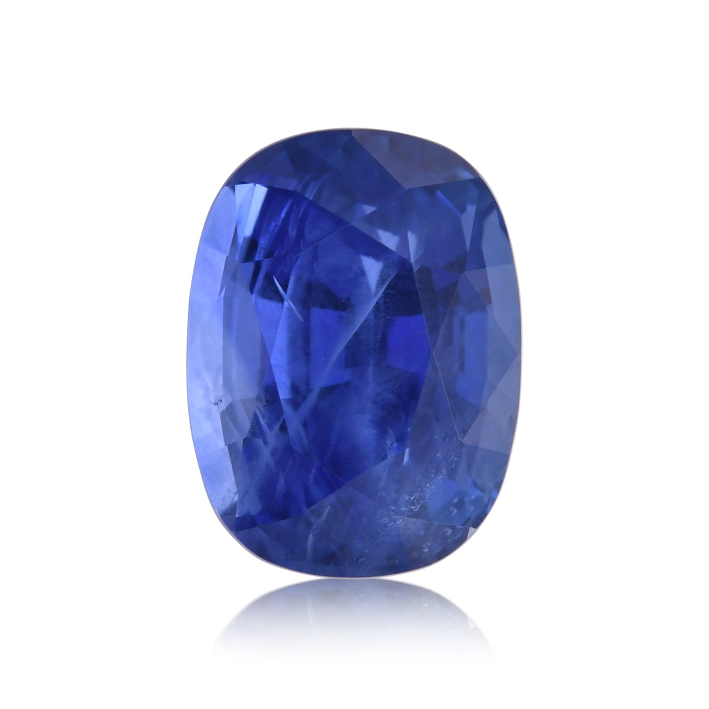 4,62 Karat blauer burmesischer Kissen-Saphir AGL