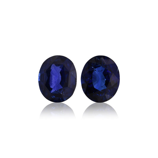 8,20 Karat blauer ovaler Saphir AGL