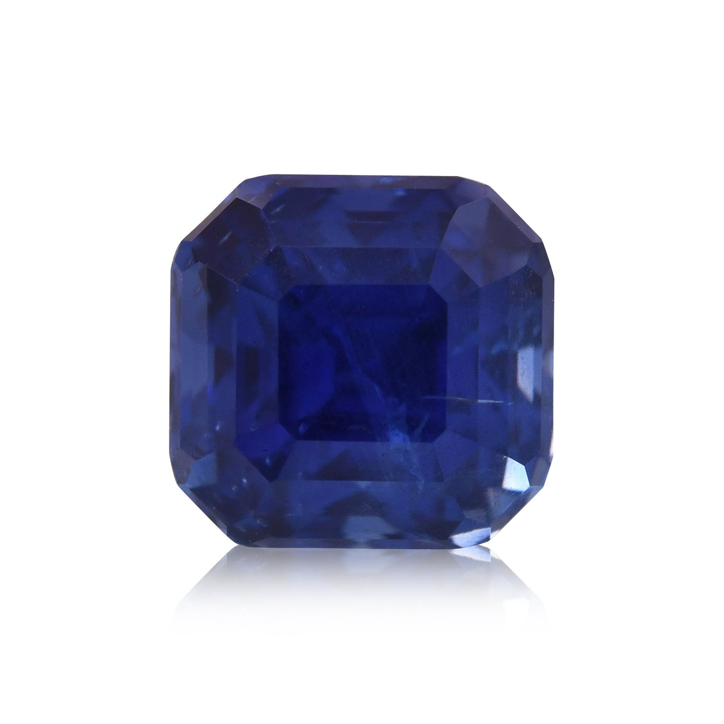 3,14 Karat blauer Madagaskar-Smaragd-Saphir AGL