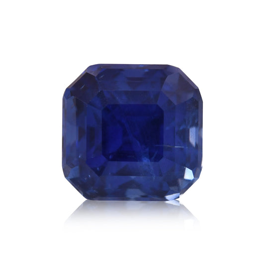 3,14 Karat blauer Madagaskar-Smaragd-Saphir AGL