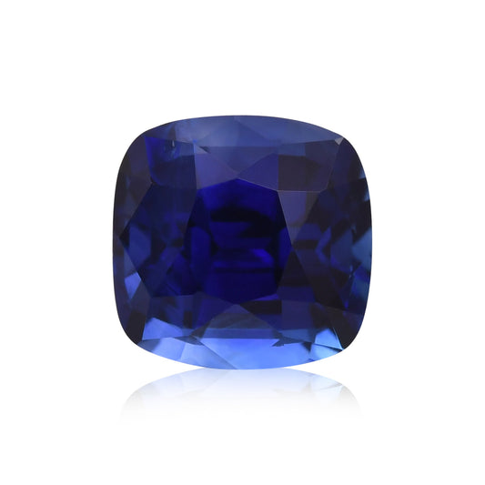 1,32 Karat blauer Kissen-Saphir AGL