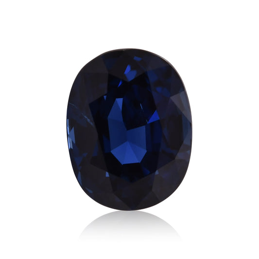 8,42 Karat blauer ovaler thailändischer Saphir AGL
