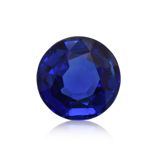 3,52 Karat blauer burmesischer runder Saphir AGL