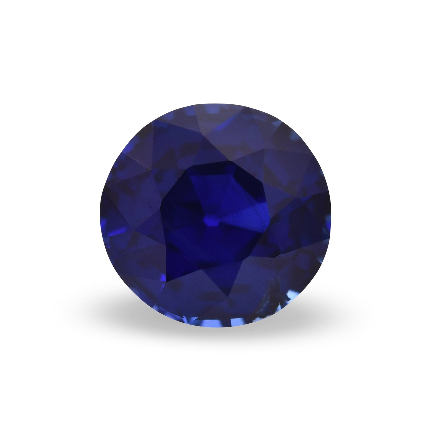 3,06 Karat blauer runder MADAGASCAR-Saphir AGL