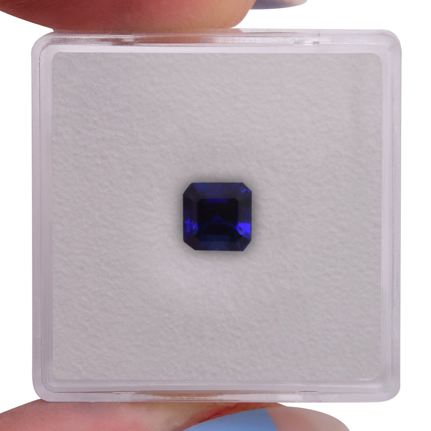 1,14 Karat blauer Madagaskar-Smaragd-Saphir AGL