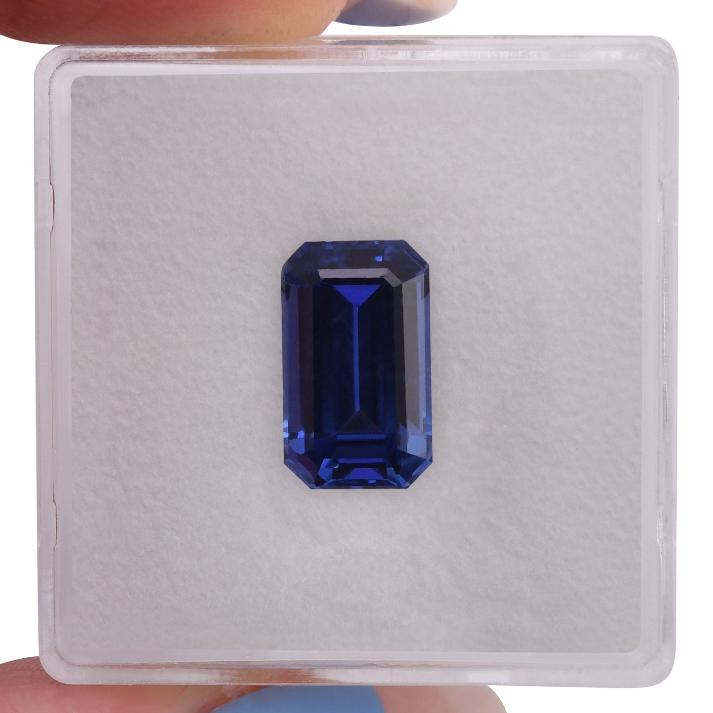 4,51 Karat blauer Smaragd-Saphir aus Sri Lanka (AGL)