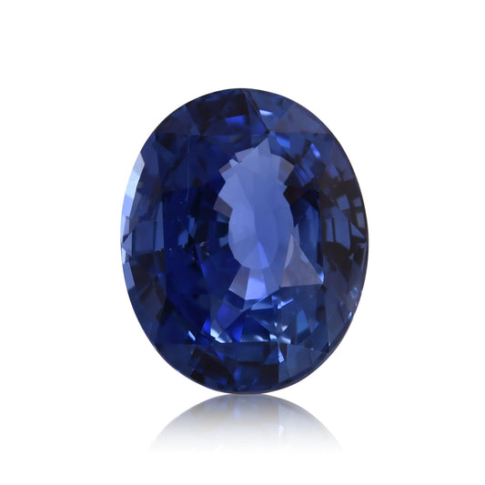 7,12 Karat blauer ovaler Saphir aus Sri Lanka (AGL)