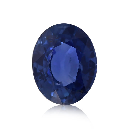 1,90 Karat blauer ovaler Saphir aus Sri Lanka