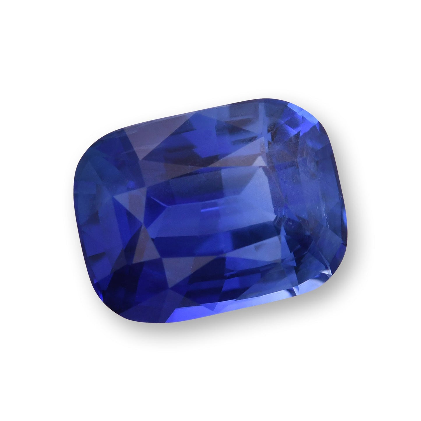 2,07 Karat blauer sri-lankischer Kissen-Saphir CD