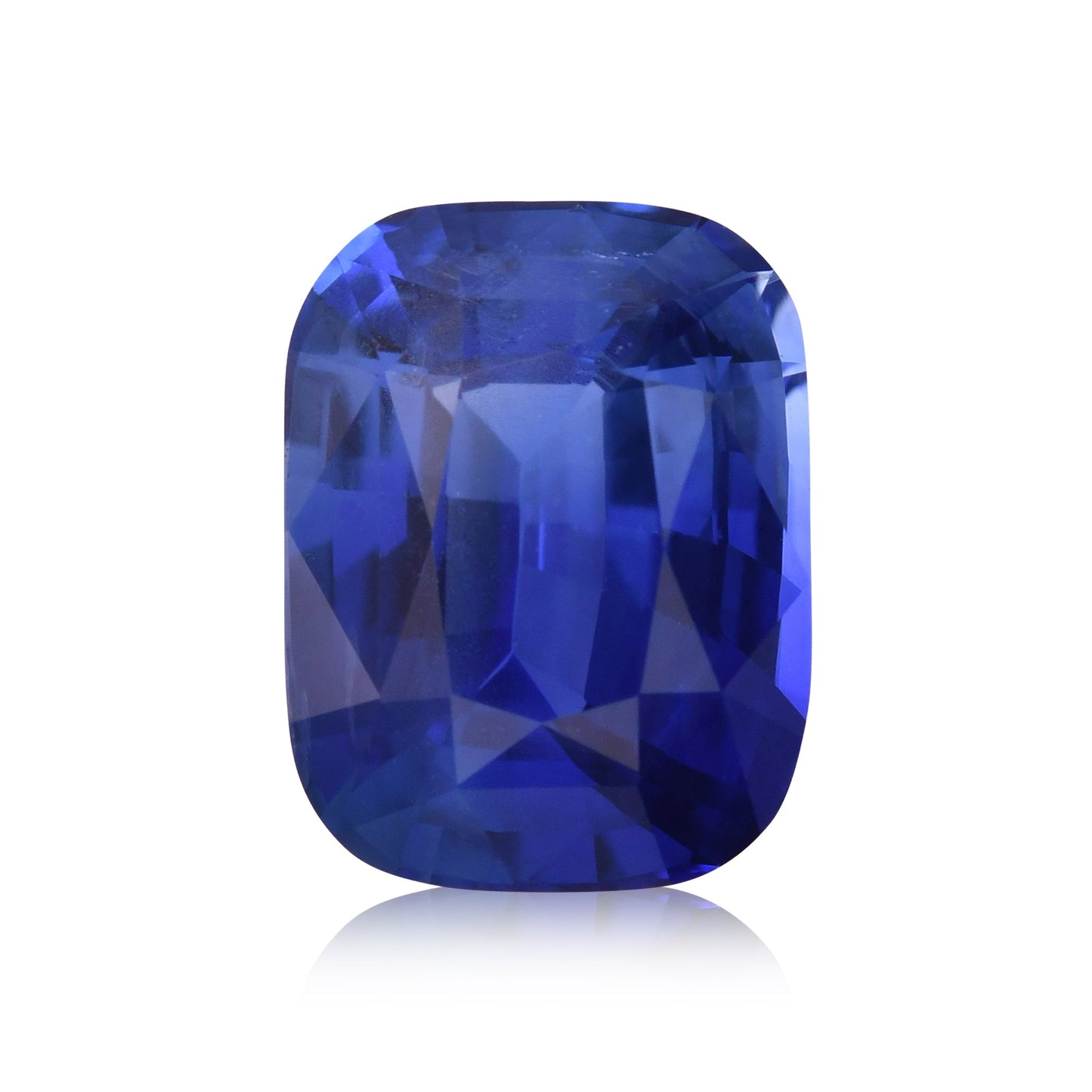 2,07 Karat blauer sri-lankischer Kissen-Saphir CD