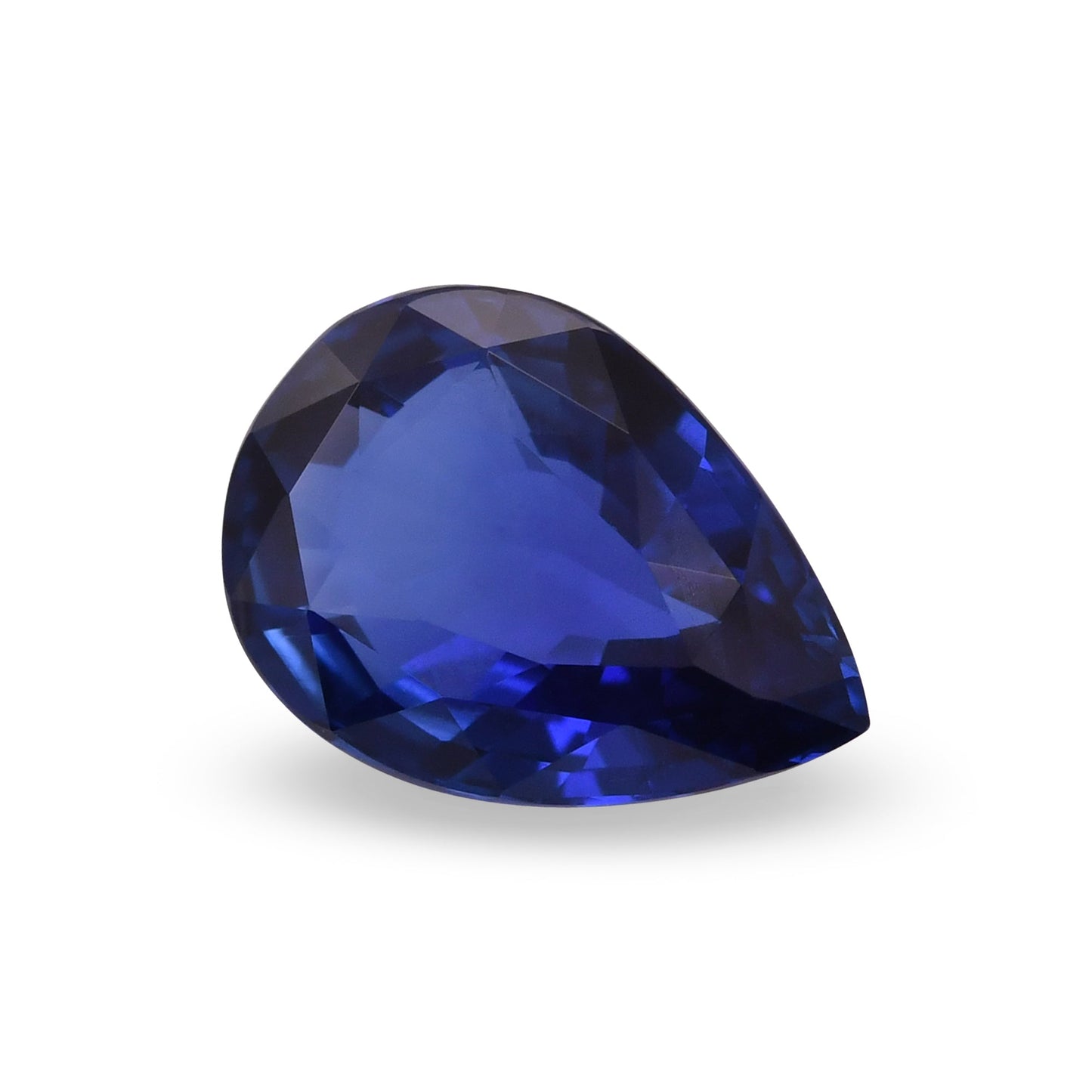 2,01 Karat blauer birnenförmiger Saphir aus Sri Lanka (CD)