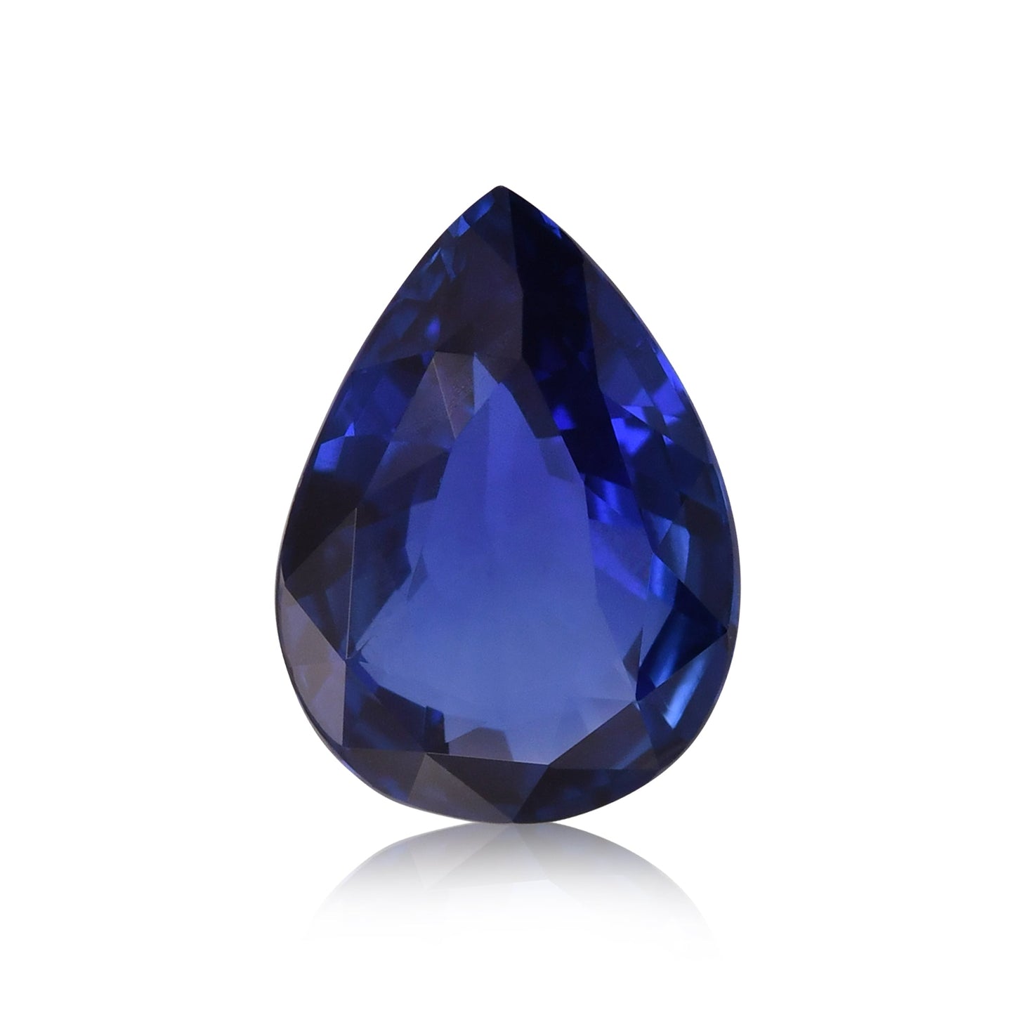 2,01 Karat blauer birnenförmiger Saphir aus Sri Lanka (CD)