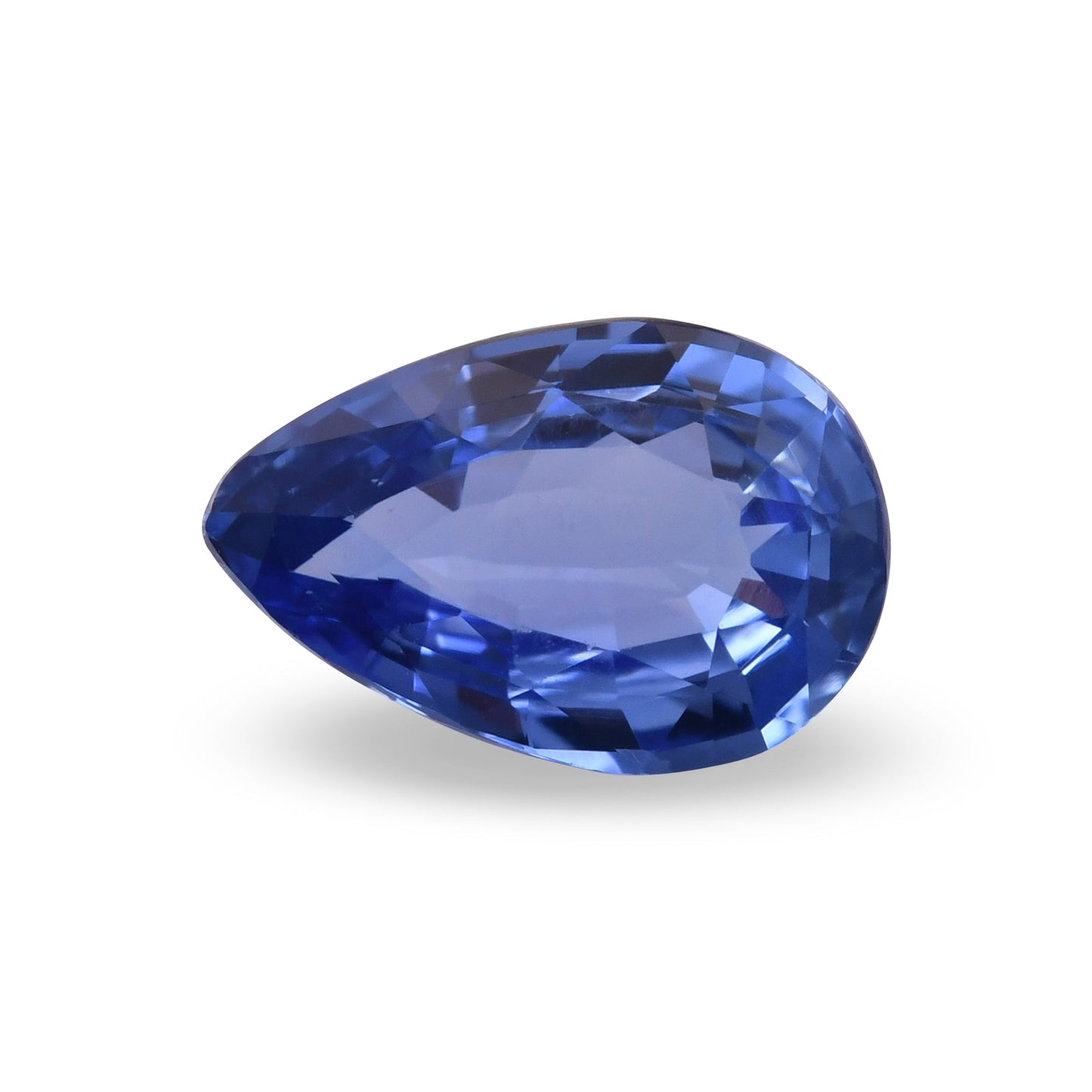 2,51 Karat blauer birnenförmiger Saphir aus Sri Lanka (CD)