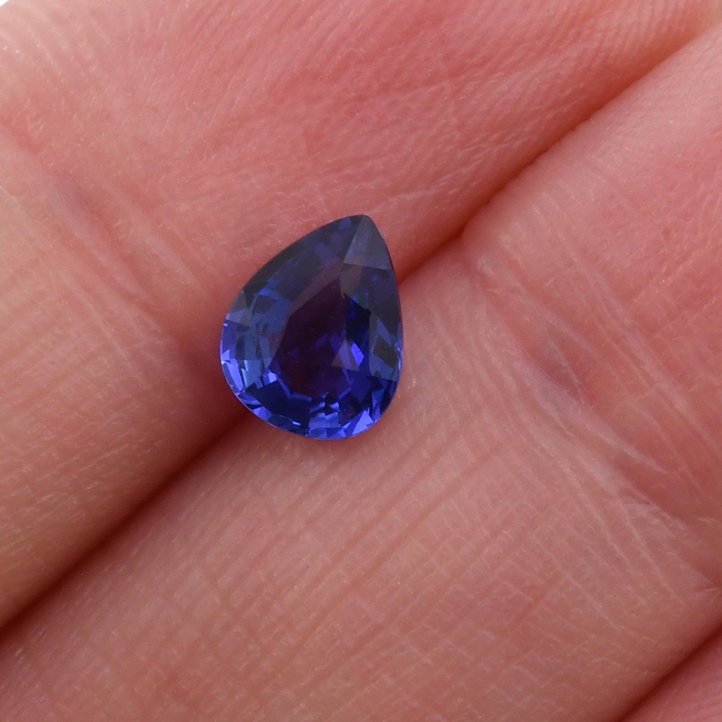 1.04 Carat Blue SRI LANKAN Pear Sapphire
