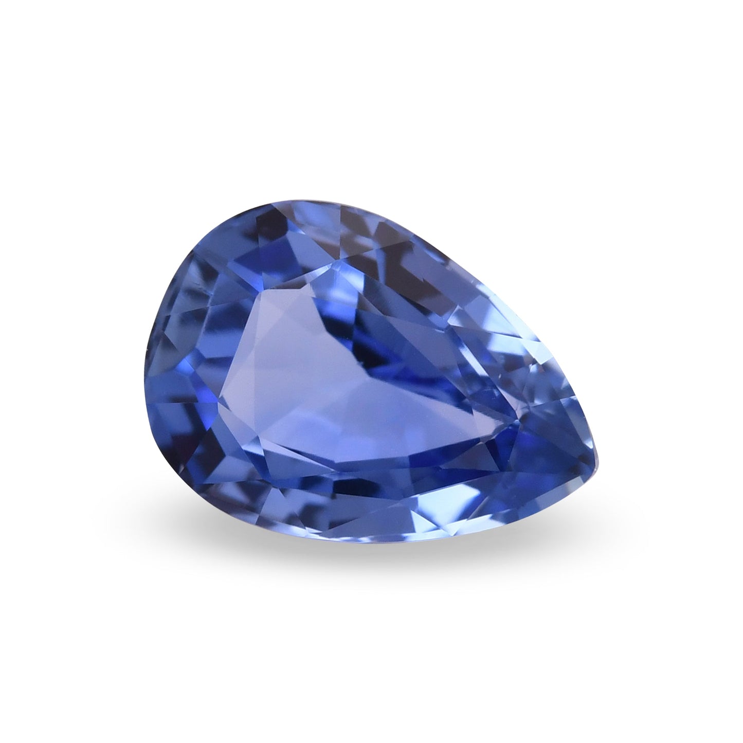 1,54 Karat blauer birnenförmiger Saphir aus Sri Lanka