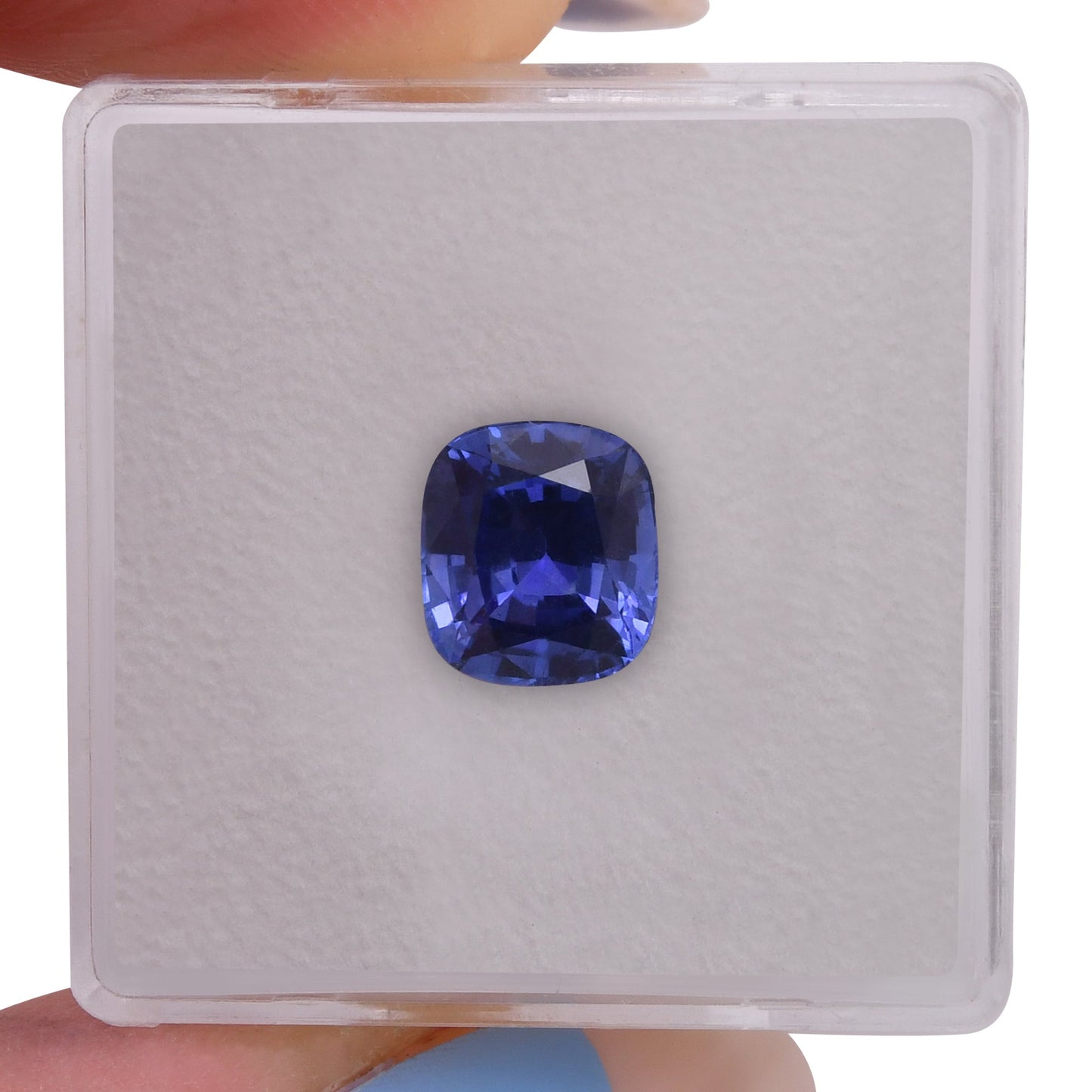 2.54 Carat Blue SRI LANKAN Cushion Sapphire