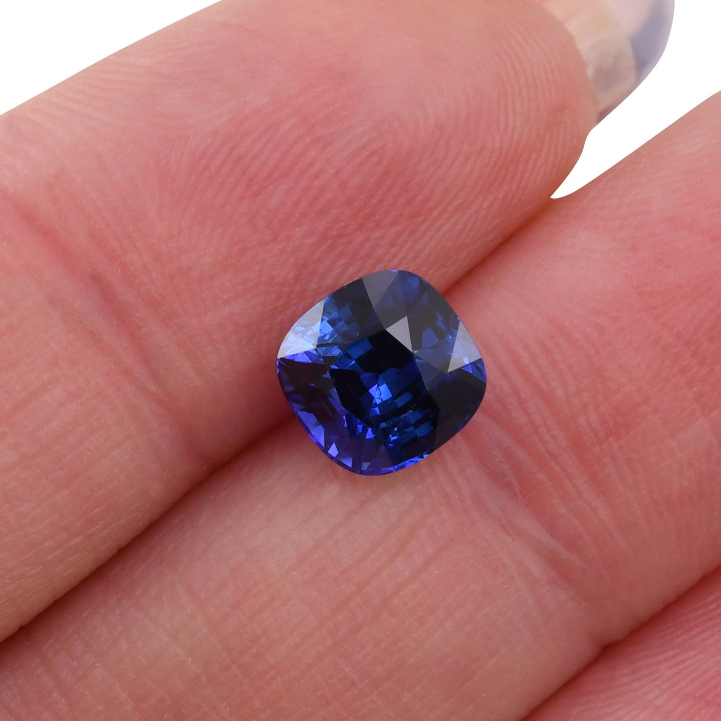2,37 Karat blauer Kissen-Saphir aus Sri Lanka