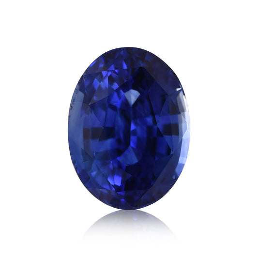 1,61 Karat blauer ovaler Saphir aus Sri Lanka