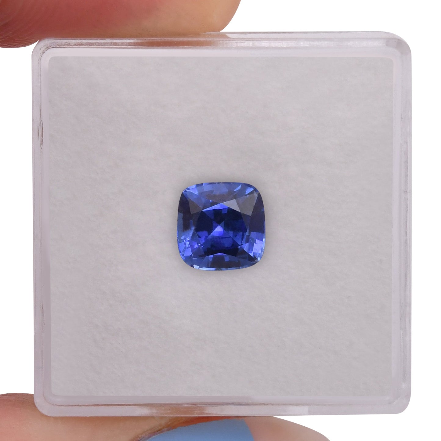 1,82 Karat blauer Kissen-Saphir aus Sri Lanka