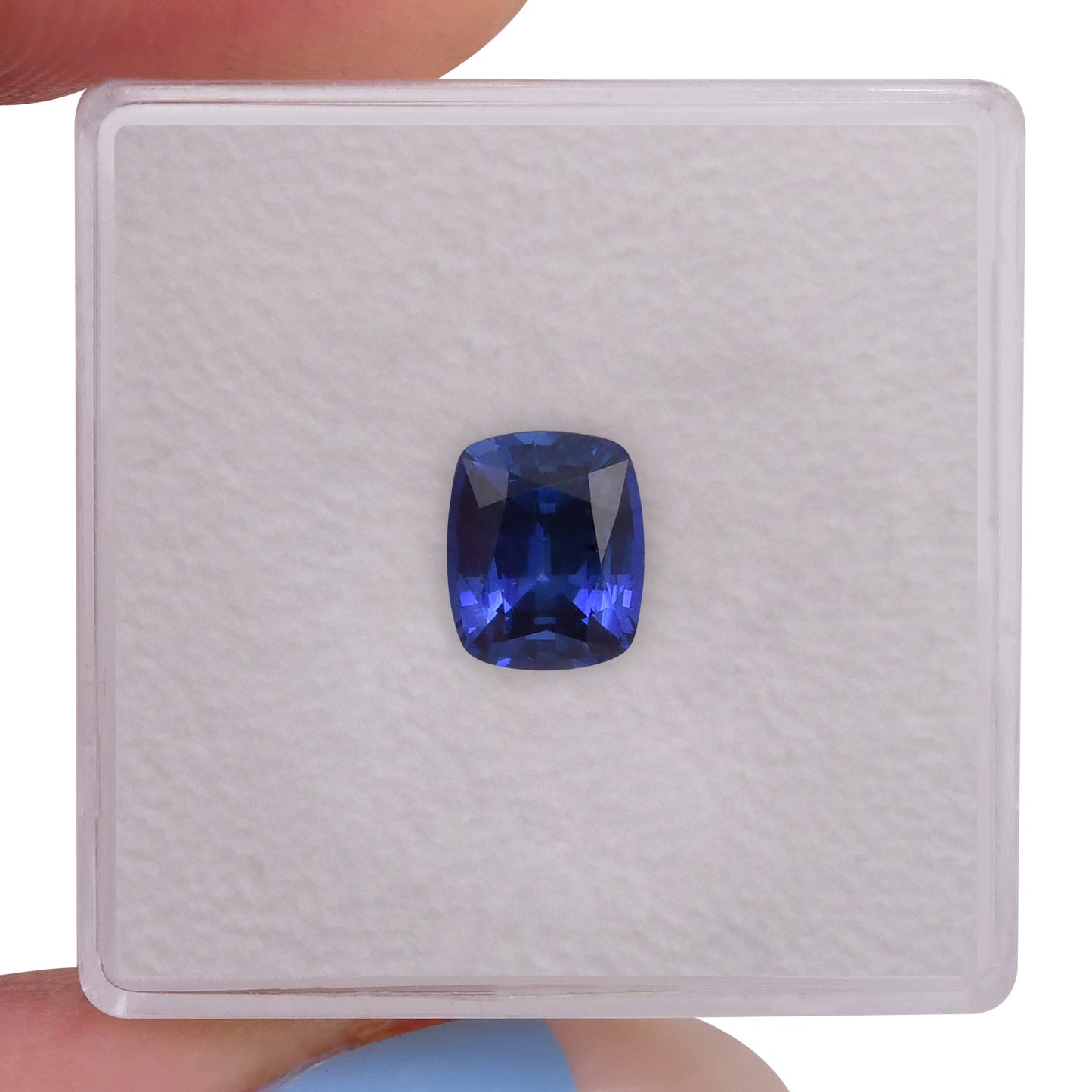1,53 Karat blauer Kissen-Saphir aus Sri Lanka