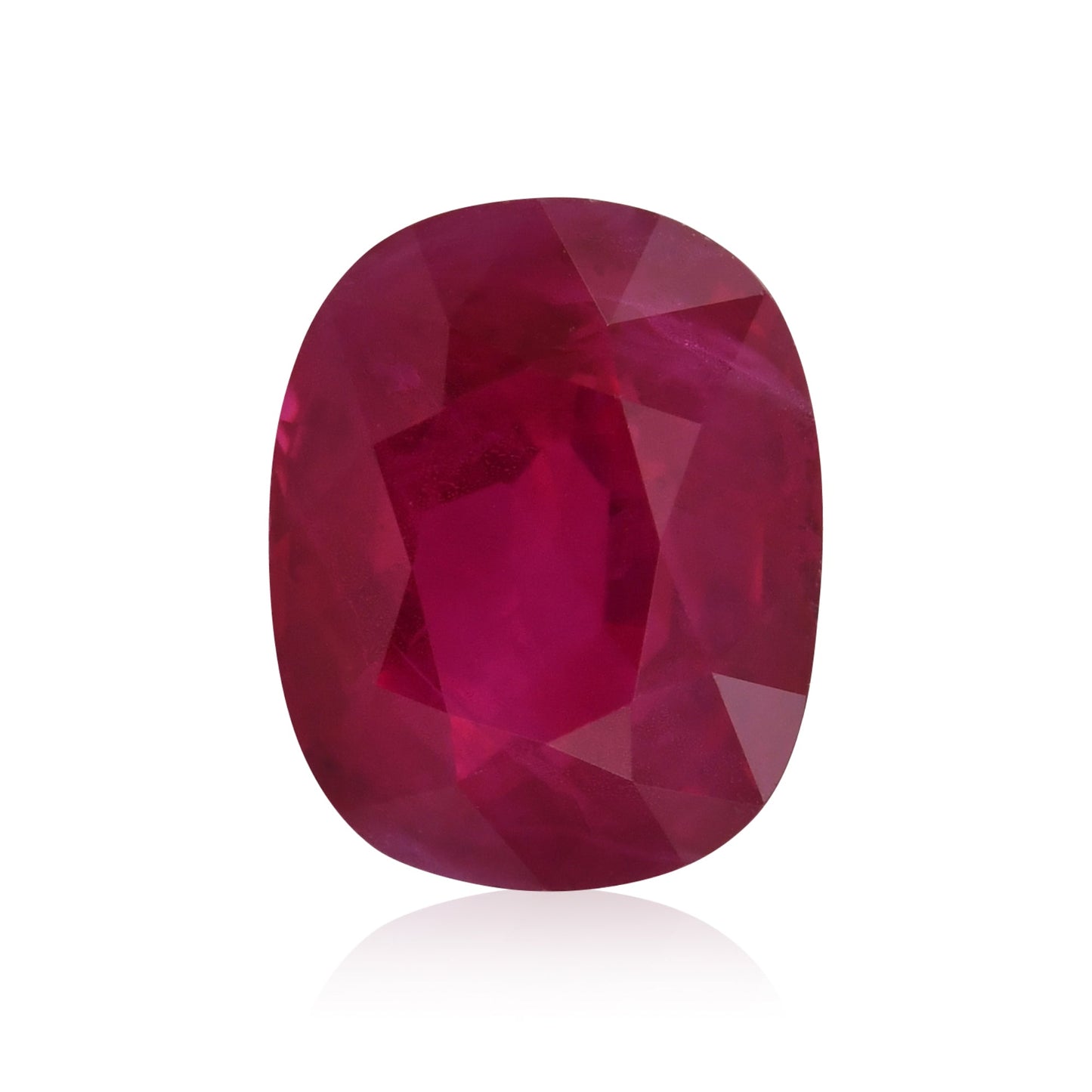 2,14 Karat roter burmesischer ovaler Rubin GRS