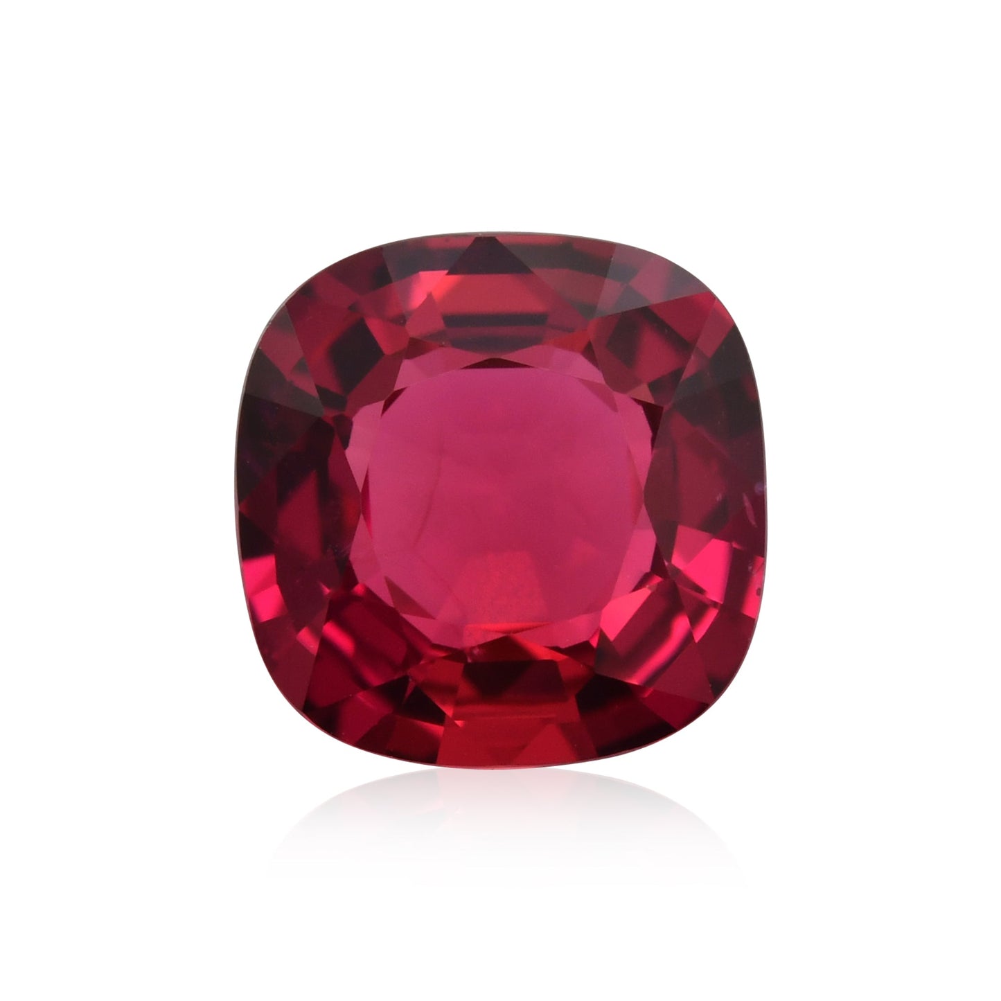 2,10 Karat roter Mosambik-Kissenrubin