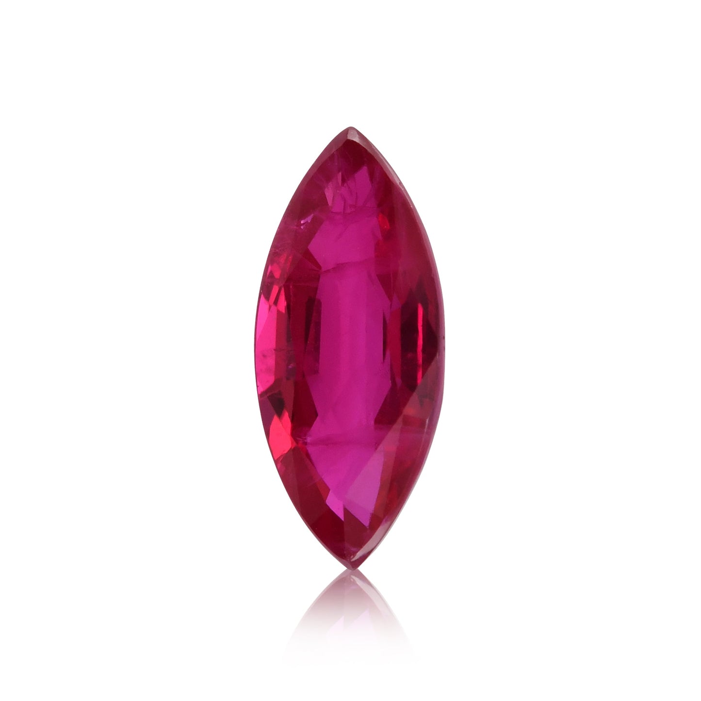 1,13 Karat roter burmesischer Marquise-Rubin